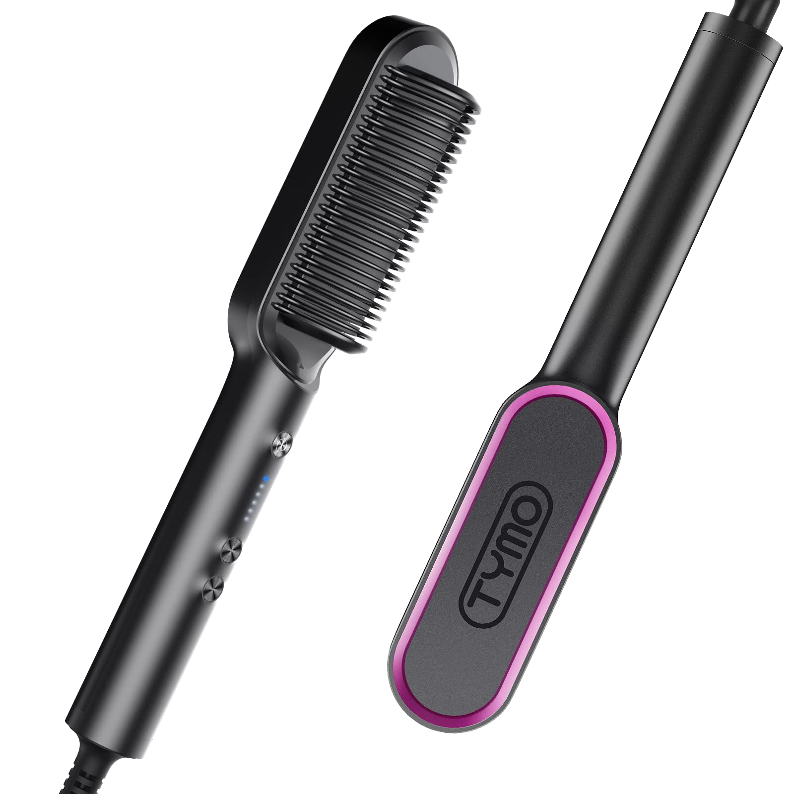 Mua Hair Straightener Comb Matte Black, TYMO Hair Straightener Brush  Straightening Comb for Women with 5 Temp 20s Fast Heating & Anti-Scald trên  Amazon Mỹ chính hãng 2023 | Fado