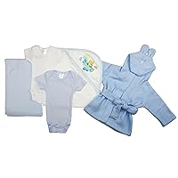 Papa's and Mama's choice Boys 7 Pc Layette Baby Clothes Set