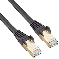 StarTech.com Category 6A Compliant LAN Cable (3m/Black) Cat6A STP (Shielded Twist Pair) Cable with Anti-Claws Cover 6ASPAT3MBK
