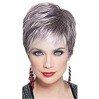 Womens Wigs For White Women Womens Short Grey Wigs For White Women Short White Wig Front Wig Dark Brown Party Wigs