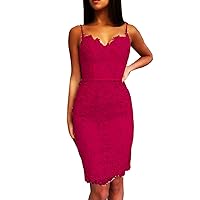 Women's Decorative Short Ball Dresses Sweet and Thin Spaghetti Strap Cocktail Party Dresses