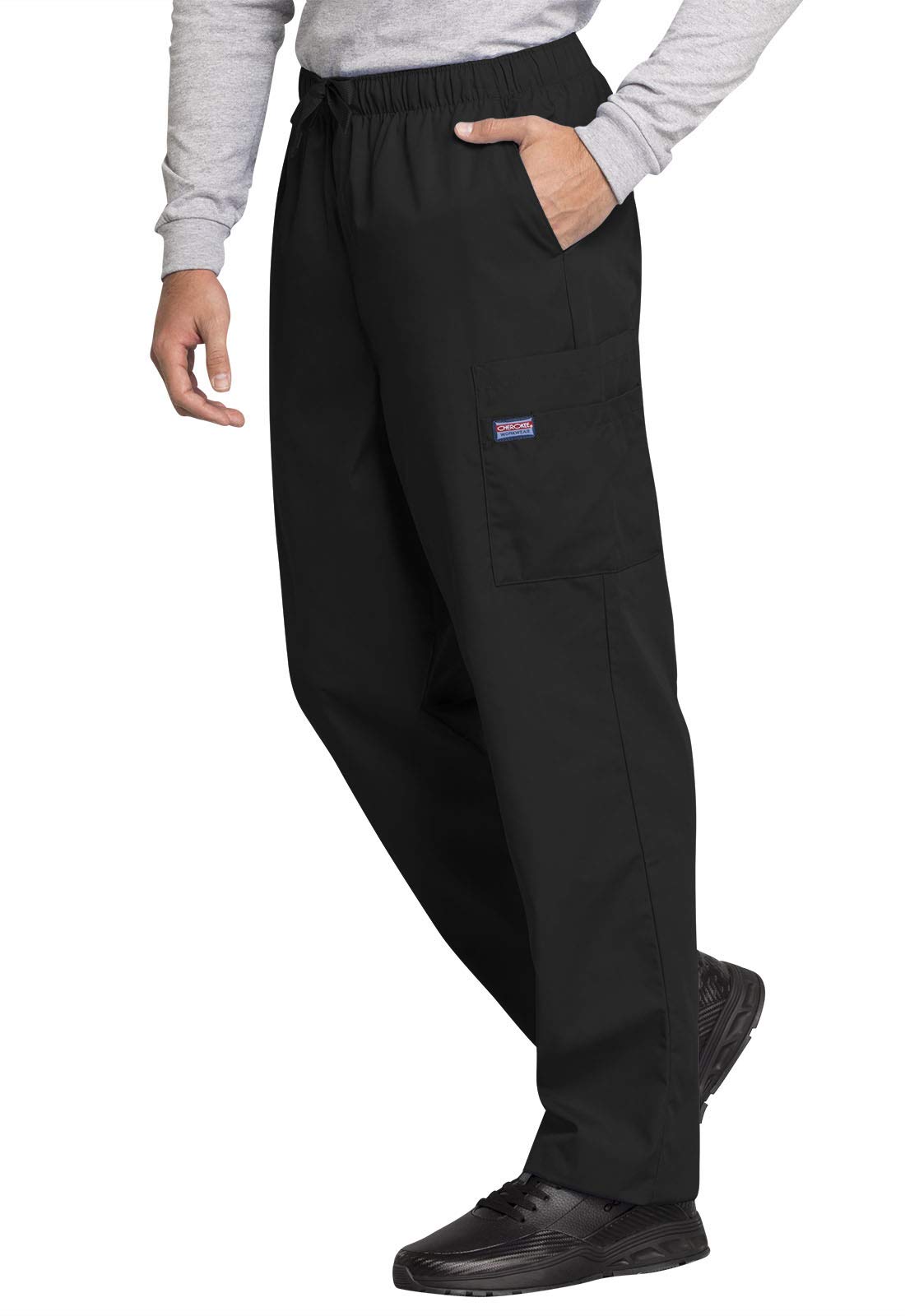 Medical Cargo Pants for Men Workwear Originals, Zipper Fly Scrubs for Men 4000