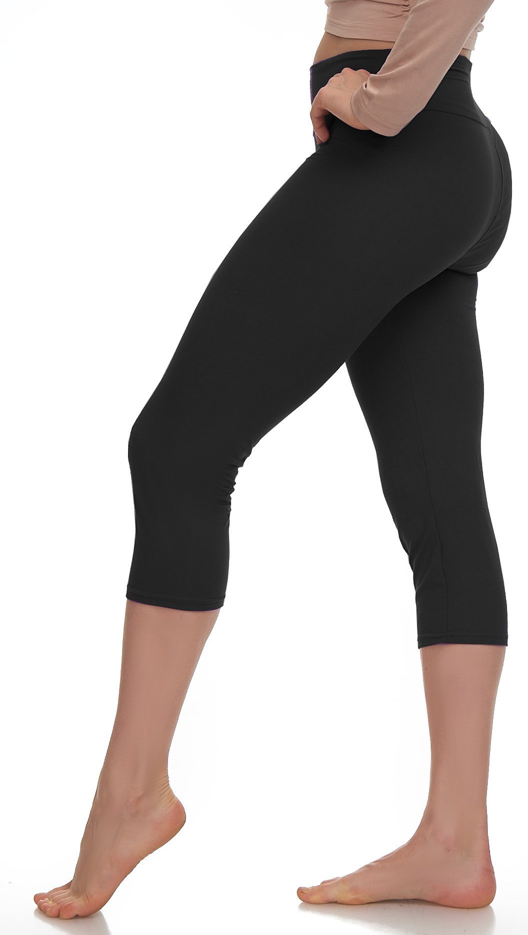 Lush Moda Leggings for Women - Ultra High Waisted - Solid Colors - Stretchy and Buttery Soft