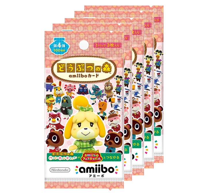 Mua Doubutsu no Mori (Animal Crossing) amiibo Cards Series 4 (5 pack set)  trên Amazon Nhật chính hãng 2023 | Fado