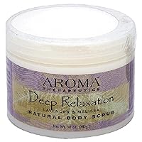 Deep Relaxation Natural Body Scrub, Lavender & Melissa, 10-Ounces (Pack of 3)