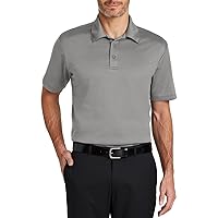 Men's Short Sleeves Silk Touch Performance Polo Shirt 4-Ounce, 100% Polyester Double-Needle Sleeve Cuffs Men