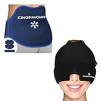 Back Ice Pack and Migraine Headache Relief Cap
