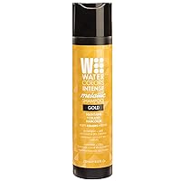 Watercolors Intense Metallic Color Depositing Shampoo, Semi Permanent Hair Color 8.5 oz - GOLD