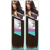 2-PACK DEALS! Human Hair Weave Sensationnel Premium Too Natural Yaki (14