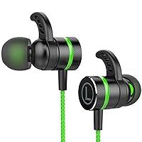 SoundMaster Pro V1 - Gaming Earphones with Dual Audio Drivers,Battle Buds,in-Line Mic with Mute and Volume Control, Compatible with Xbox Series,Xbox One,PS5,PS4,Switch,Pc with 3.5mm Aux