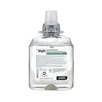 Gojo E1 Foam Handwash, Fragrance Free, 1250 mL Handwash Refill FMX-12 Push-Style Hand Soap Dispenser (Pack of 4) - 5167-04