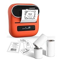 Phomemo M220 Label Maker, 3.14 Inch Bluetooth Thermal Label Printer for Barcode, Address, Labeling, Mailing, File Folder Label, Easy to Use, Support Smartphone, Tablet&PC, with 3 Label