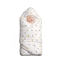 Newborn 0-12 Months Baby Swaddle Blanket Multifunctio Boys Girls Winter Warm Cotton Thick Mat Swaddling Wrap Soft Stroller Sleeping Sacks Infant (Sun/Moon)