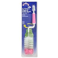 E-Z Swivel Nipple & Bottle Brush - Pink, one Size