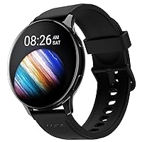 N-oise Newly Launched Vortex Plus 1.46” AMOLED Display, AoD, BT Calling, Sleek Metal Finish, 7 Days Battery Life, All New OS with 100+ Watch Faces & Health Suite (Jet Black)