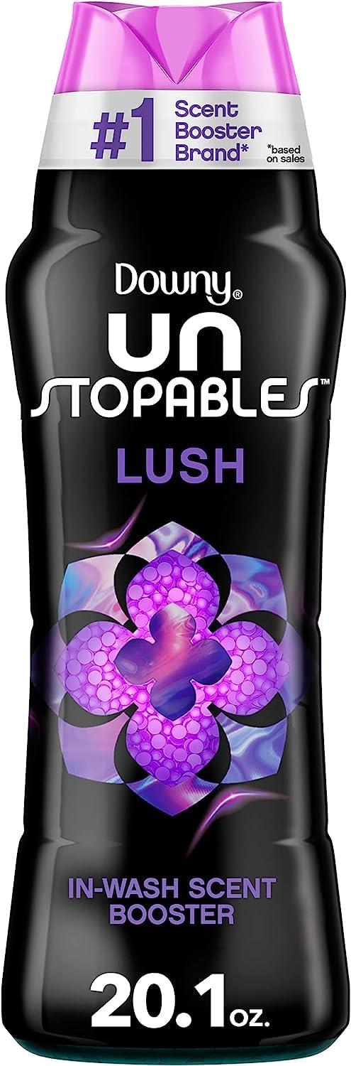 Downy Unstopable Laundry Scent Booster Beads for Washer, Lush, 20.1 oz