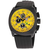 Luminox Tony Kanaan 1100 Series Yellow Dial Silicone Strap Men's Watch 1105