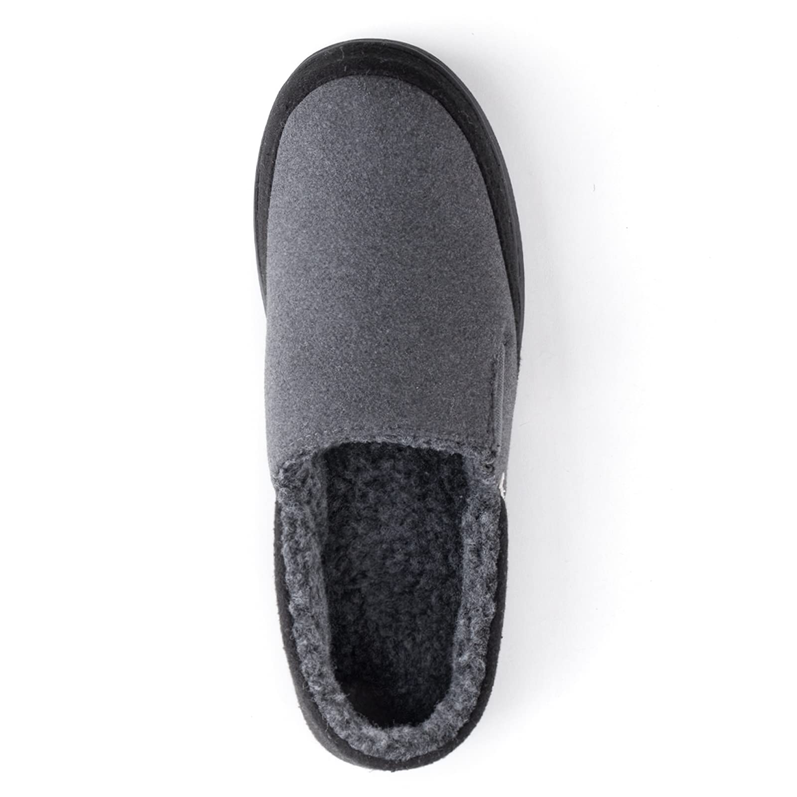 Zigzagger Men's Zermatt Wool-blend Loafer Slippers with Memory Foam Indoor