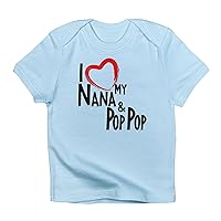 CafePress I Heart My Nana and Pop Pop Infant T Baby T-Shirt