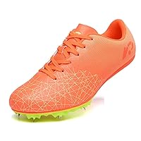 Mens/Boys Track Spikes Running Sprint Shoes Track & Field Shoes for Men Kids Cheap Cool Racing Jump Sneakers