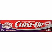 Close-Up Close-Up Cinnamon Red Gel Anticavity Fluoride Toothpaste, 6 oz (Pack of 2)