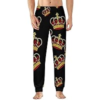 King Crown Men's Pajama Pants Soft Lounge Bottoms Lightweight Sleepwear Pants