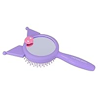 Cartoon Kuromi Hair Brush Hair Combs with Mirror Travel Hair Brush Plastic Comb for Women Wet & Dry Curly Hair Vented Detangling Hair Brush Brush Detangler for All Hair Types
