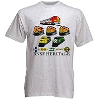 Daylight Sales BNSF Heritage Authentic Railroad T-Shirt Tee Shirt [14]