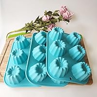 1 pcs 6 Holes Silicone Cake Mould Fondant Chocolate Mould Handmade Mould Mini Muffin Pan DIY Kitchen Bakeware Accessories