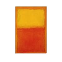 Orange and Yellow 1956 by Mark Rothko Poster Decorative Painting Canvas Wall Art Living Room Posters Bedroom Prints 20x30inch(50x75cm)
