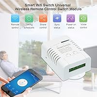 Calvas 16A/3500W Wireless Remote Switch Timer Smart Wifi Switch For Android/IOS APP Control For Universal Smart Home Automation Module