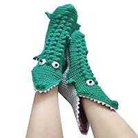 Animals Socks for Women Adult Girls,Funny Alligator Crocodile Shark Chicken Socks Knitted Christmas Socks Gift