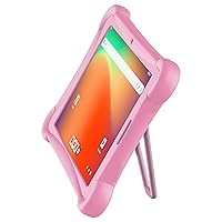 Tablet 10 Inch Android 13 Tablets, Prestige Elite 10QH 10.1 Inch HD IPS Tablet, 32GB Storage, 2GB RAM, Quad-Core Processor, with Protective Bumper Case - Pink
