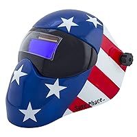Save Phace Auto Darkening Welding Helmet Patriot EFP I Series-Ear to Ear vision Welder Hood Grinding Mask with External 2