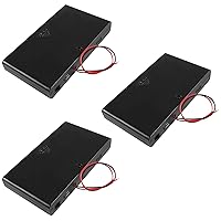 3pcs 8 x AA 12V Battery Holder Case Box with ON/Off Switch and Leads Wire Cover