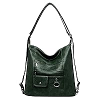 Women Handbags Multifunctional Bags Hobo Shoulder Bags Tote PU Leather Fashion Backpacks