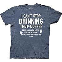 Ripple Junction Gilmore Girls I Can't Stop Drinking Coffee Adult Unisex Crew Neck T-Shirt