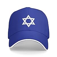 Star of David Hat Star of David Baseball Cap Israel Hat for Women Men Trucker Hat Dad Hat Adjustable Hat