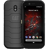 CAT Phone S42 H+ Plus 4G LTE Rugged (IP68, MIL SPEC 810H, 5.5 inch HD+, 1.8GHz Quadcore, 4200mAh, Dual SIM, 3GB/32GB (NOT Verizon Sprint Boost Cricket) (w/Fast Car Charger Bundle)
