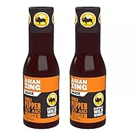 Al Amin Foods Asian Zing Sauce Chili with Pepper Soy & Ginger - 2 Bottles 12 fl.oz ( 355g) each. By Buffalo Wild Wings
