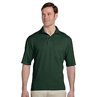 Jerzees Men's SpotShield Short Sleeve Preshrunk Polo Shirt