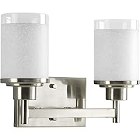 Progress Lighting P2977-09 Alexa Bath & Vanity, 13-Inch Width x 9-3/8-Inch Height, Brushed Nickel