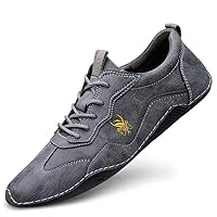 Mens Casual Dress Oxfords Sneakers, Mesh Knit Uppers, Memory Foam Insoles, Soft Non-Slip Sole