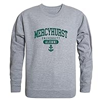 W Republic Mercyhurst University Lakers Alumni Fleece Crewneck Pullover Sweatshirt Heather Grey Large