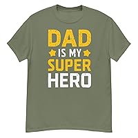 Dad is My Superhero T-Shirt - Perfect Father's Day - Comfortable and Stylish Dads Tee