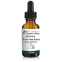 Bladder Stones/Crystals: Urinary Free The Flow: Basic Formula - Herbal Liquid Herbs for Cats - 2 fl oz (59 ml) - Buy More Save More (1 Bottle)