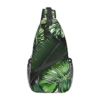 Sling Bag For Women Men:Dogwood Blossoms Crossbody Sling Backpack - Shoulder Bag Chest Bag For Travel