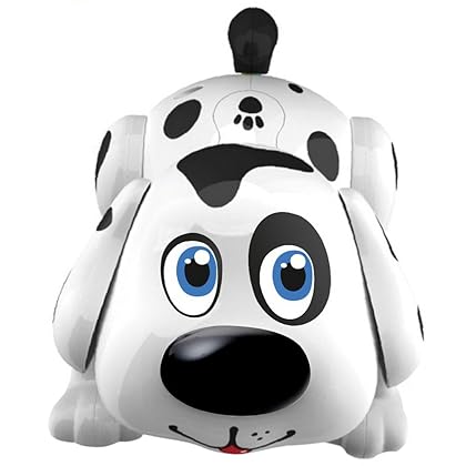 WEofferwhatYOUwant Electronic Pet Dog - Original Batteries Included Interactive Puppy Robot Helen Responds to Touch, Walking, Chasing and Fun Activities (Dog Harry)