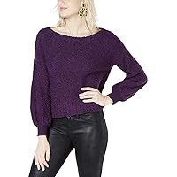 Womens Bishop Sleeve Pullover Sweater