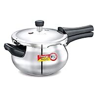 Prestige 3.3-Liter Deluxe Alpha Induction Base Stainless Steel Baby Handi, Small, 8